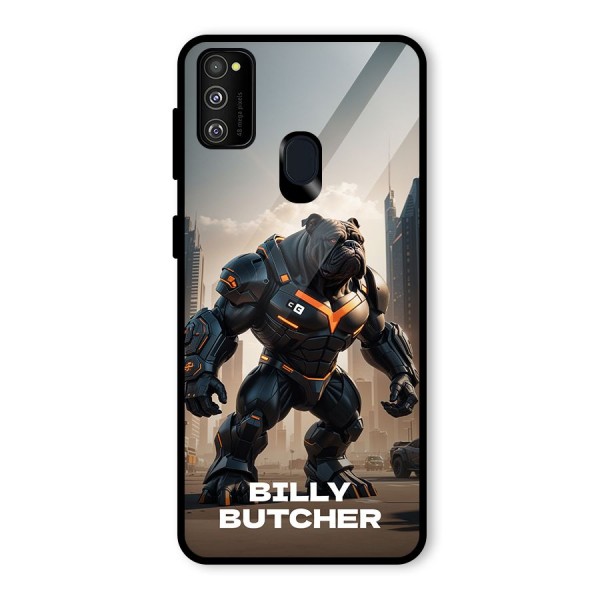 Billy Butcher Glass Back Case for Galaxy M30s