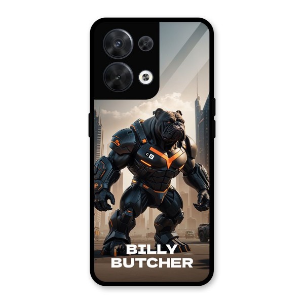 Billy Butcher Glass Back Case for Oppo Reno8 5G