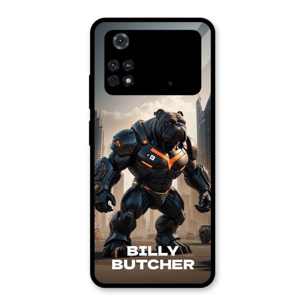 Billy Butcher Glass Back Case for Poco M4 Pro 4G