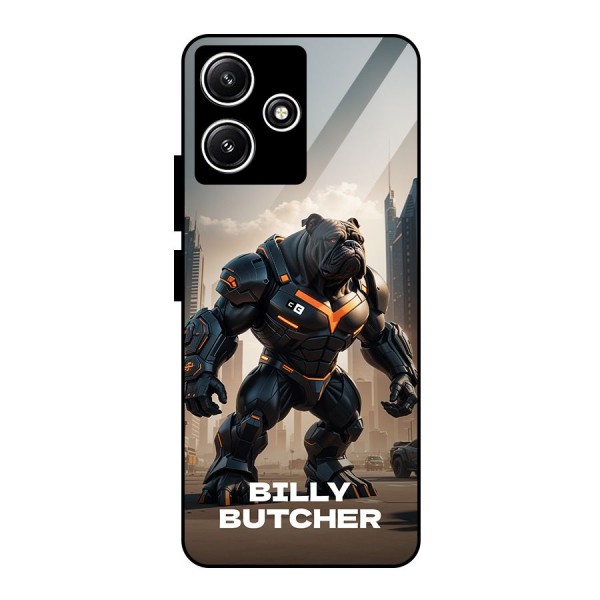 Billy Butcher Glass Back Case for Poco M6 Pro