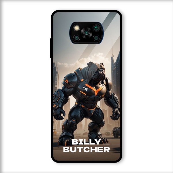 Billy Butcher Glass Back Case for Poco X3