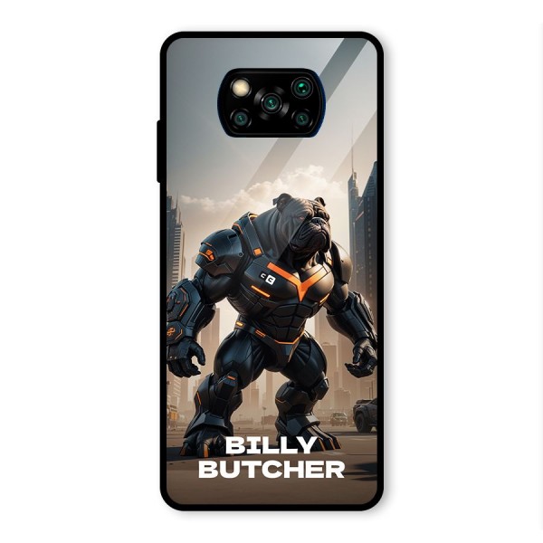 Billy Butcher Glass Back Case for Poco X3 Pro