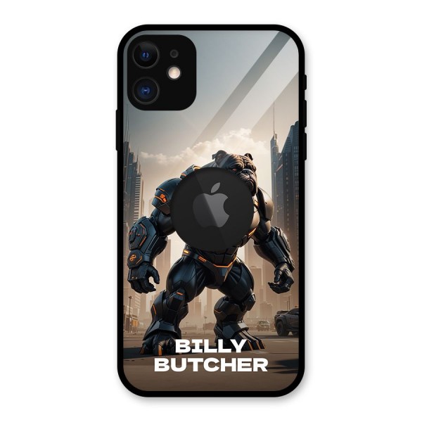 Billy Butcher Glass Back Case for iPhone 11 Logo Cut