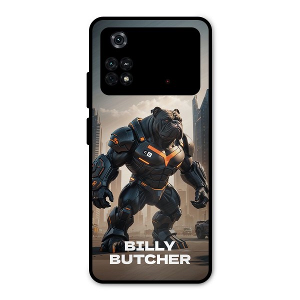 Billy Butcher Metal Back Case for Poco M4 Pro 4G