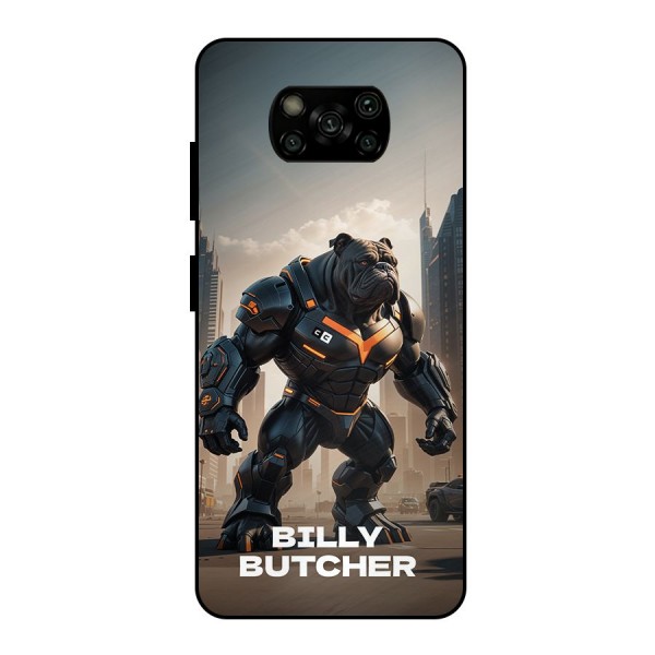 Billy Butcher Metal Back Case for Poco X3