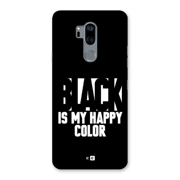 Black My Happy Color Back Case for LG G7