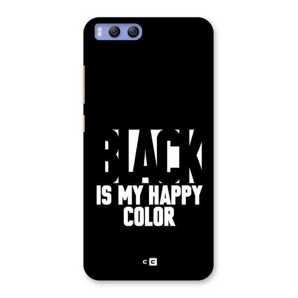Black My Happy Color Back Case for Xiaomi Mi 6