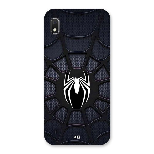 Black Web Back Case for Galaxy A10