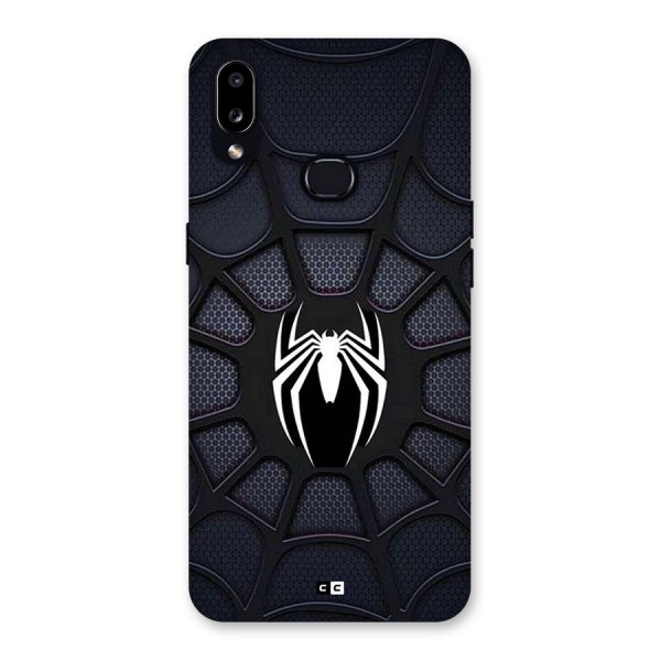 Black Web Back Case for Galaxy A10s