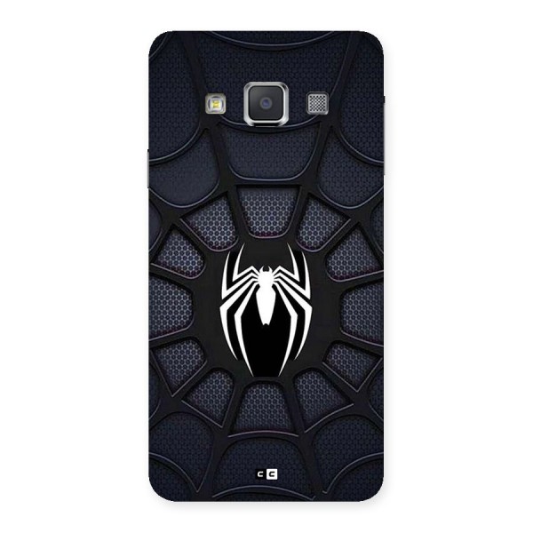 Black Web Back Case for Galaxy A3