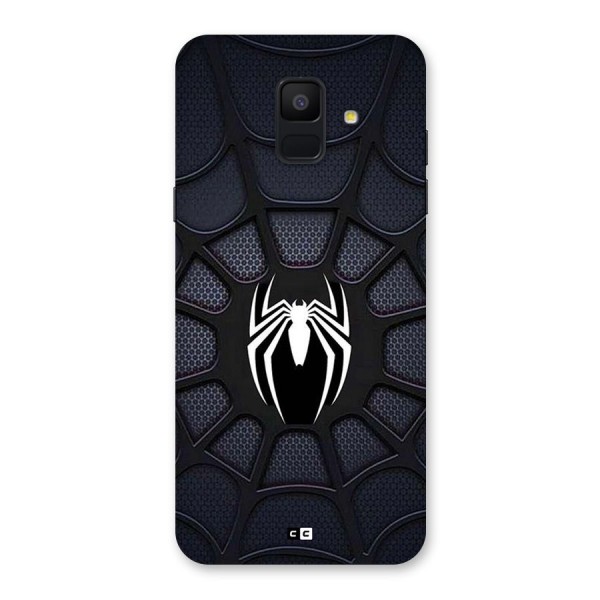 Black Web Back Case for Galaxy A6 (2018)