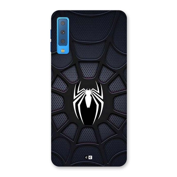 Black Web Back Case for Galaxy A7 (2018)