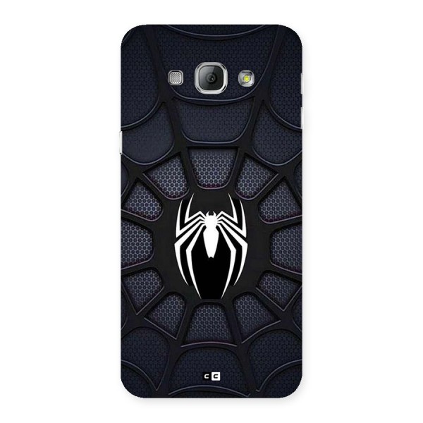 Black Web Back Case for Galaxy A8