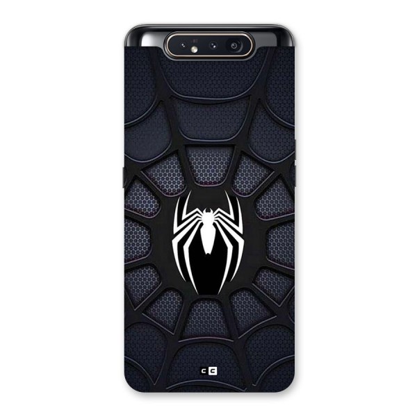 Black Web Back Case for Galaxy A80