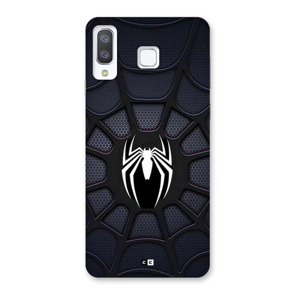 Black Web Back Case for Galaxy A8 Star