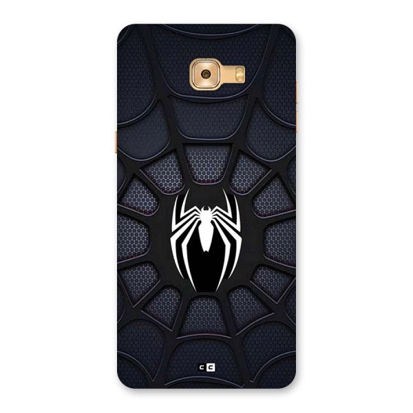 Black Web Back Case for Galaxy C9 Pro