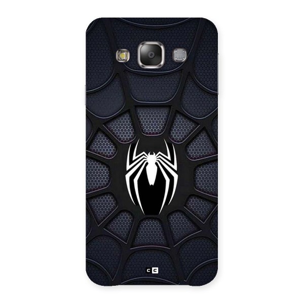 Black Web Back Case for Galaxy E7