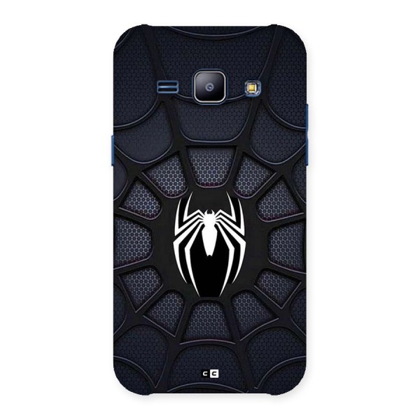 Black Web Back Case for Galaxy J1