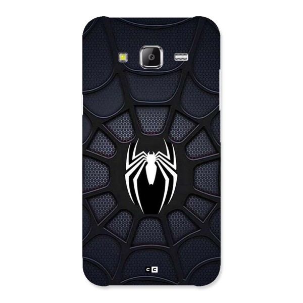 Black Web Back Case for Galaxy J2 Prime