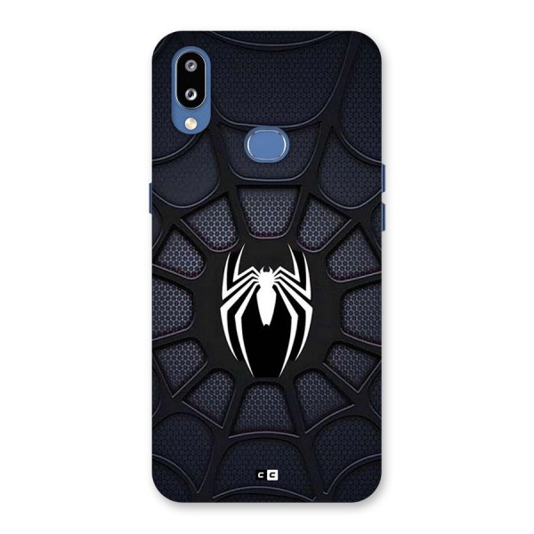 Black Web Back Case for Galaxy M01s