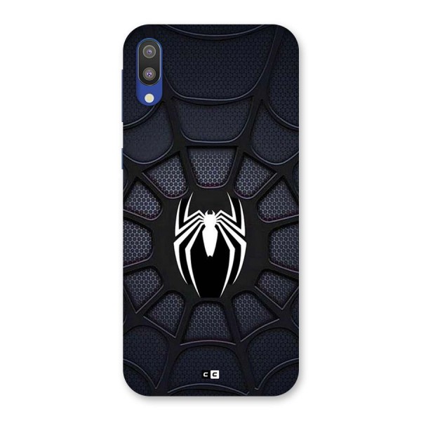 Black Web Back Case for Galaxy M10