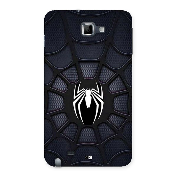 Black Web Back Case for Galaxy Note