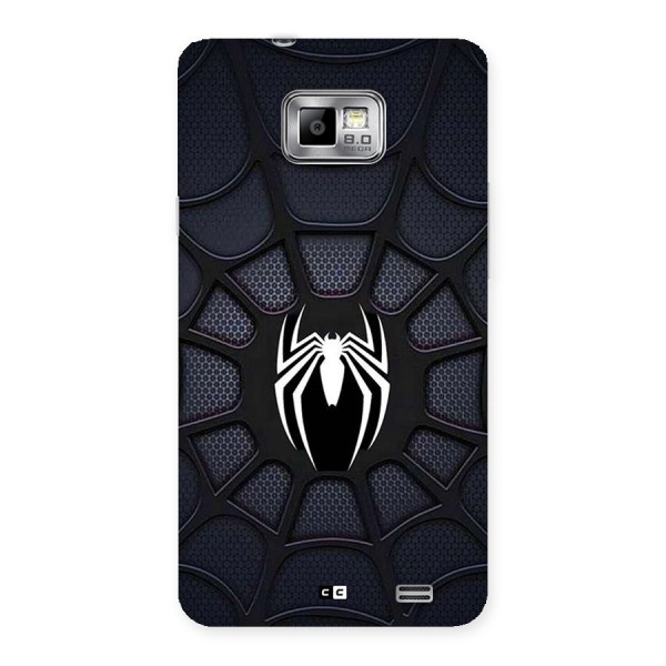 Black Web Back Case for Galaxy S2