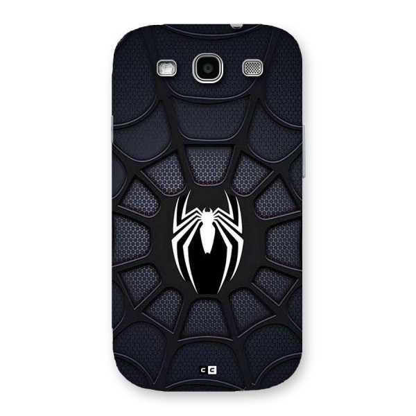 Black Web Back Case for Galaxy S3