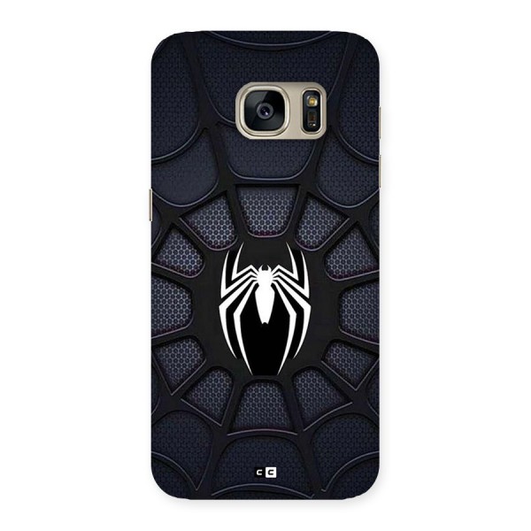 Black Web Back Case for Galaxy S7