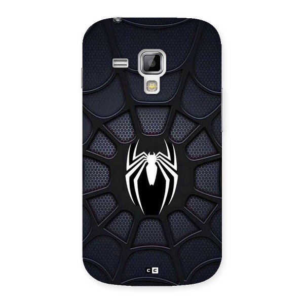 Black Web Back Case for Galaxy S Duos