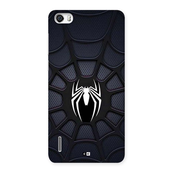 Black Web Back Case for Honor 6