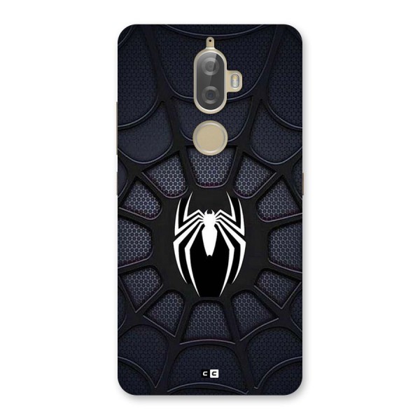 Black Web Back Case for Lenovo K8 Plus