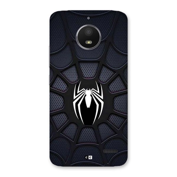 Black Web Back Case for Moto E4