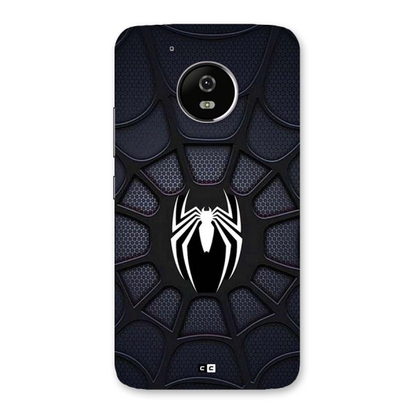 Black Web Back Case for Moto G5