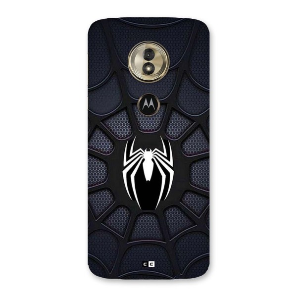 Black Web Back Case for Moto G6 Play