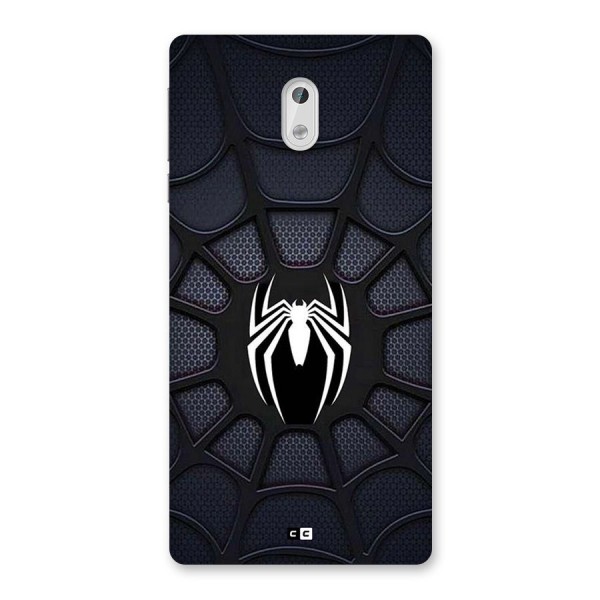 Black Web Back Case for Nokia 3