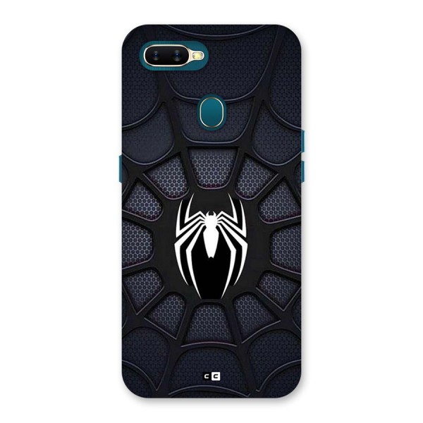 Black Web Back Case for Oppo A11k