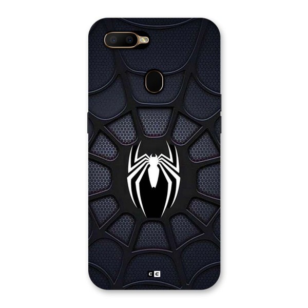 Black Web Back Case for Oppo A5s