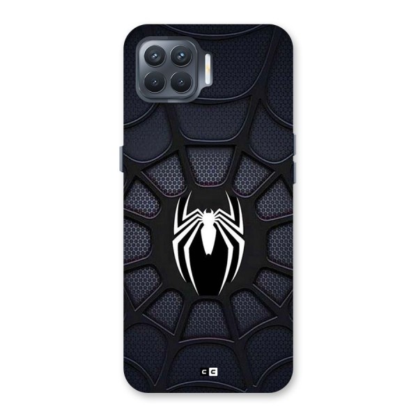 Black Web Back Case for Oppo F17 Pro