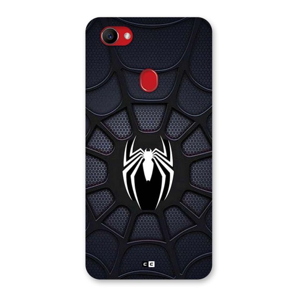 Black Web Back Case for Oppo F7