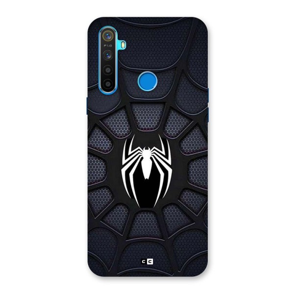 Black Web Back Case for Realme 5s