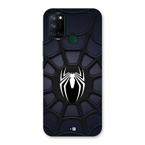 Black Web Back Case for Realme 7i