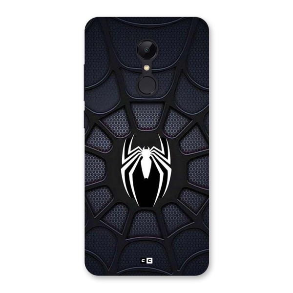 Black Web Back Case for Redmi 5