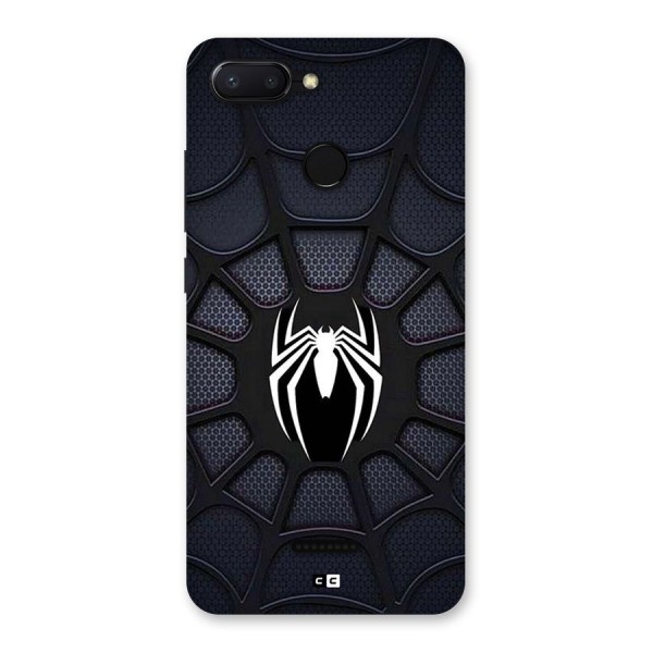 Black Web Back Case for Redmi 6