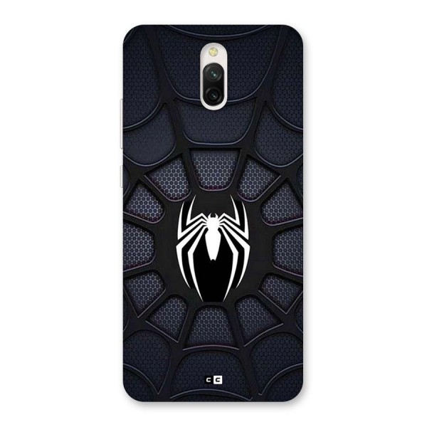 Black Web Back Case for Redmi 8A Dual