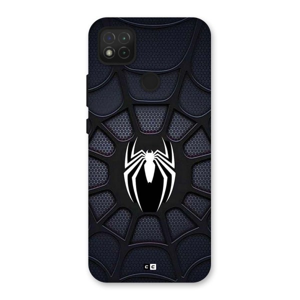 Black Web Back Case for Redmi 9C