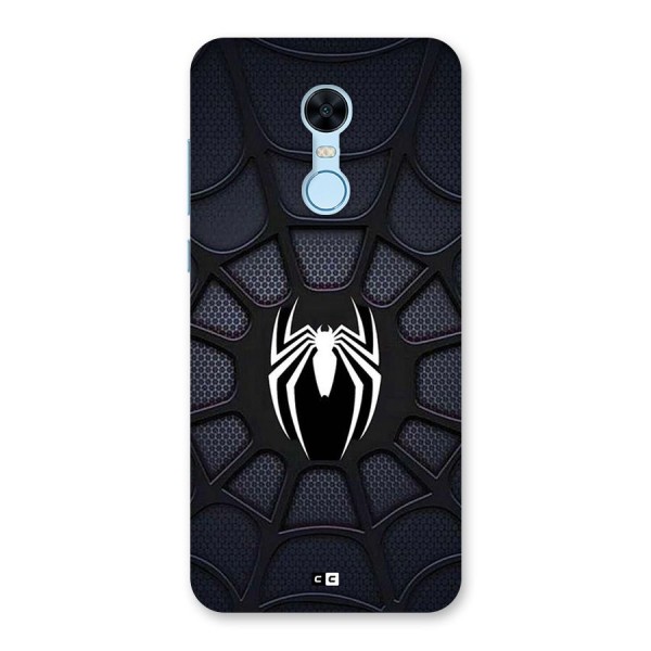 Black Web Back Case for Redmi Note 5