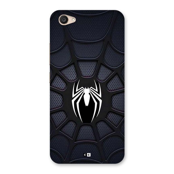 Black Web Back Case for Vivo V5 Plus