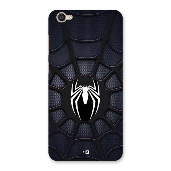 Black Web Back Case for Vivo Y55s