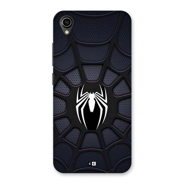 Black Web Back Case for Vivo Y90